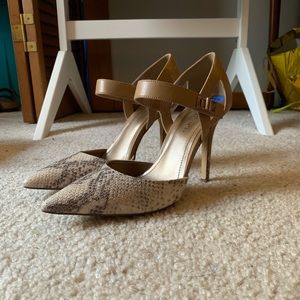 Snake Print Heels